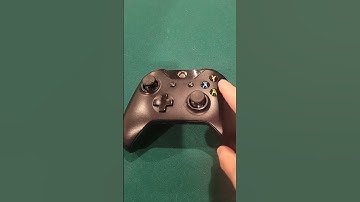 Pressing the b Button on an xbox controller