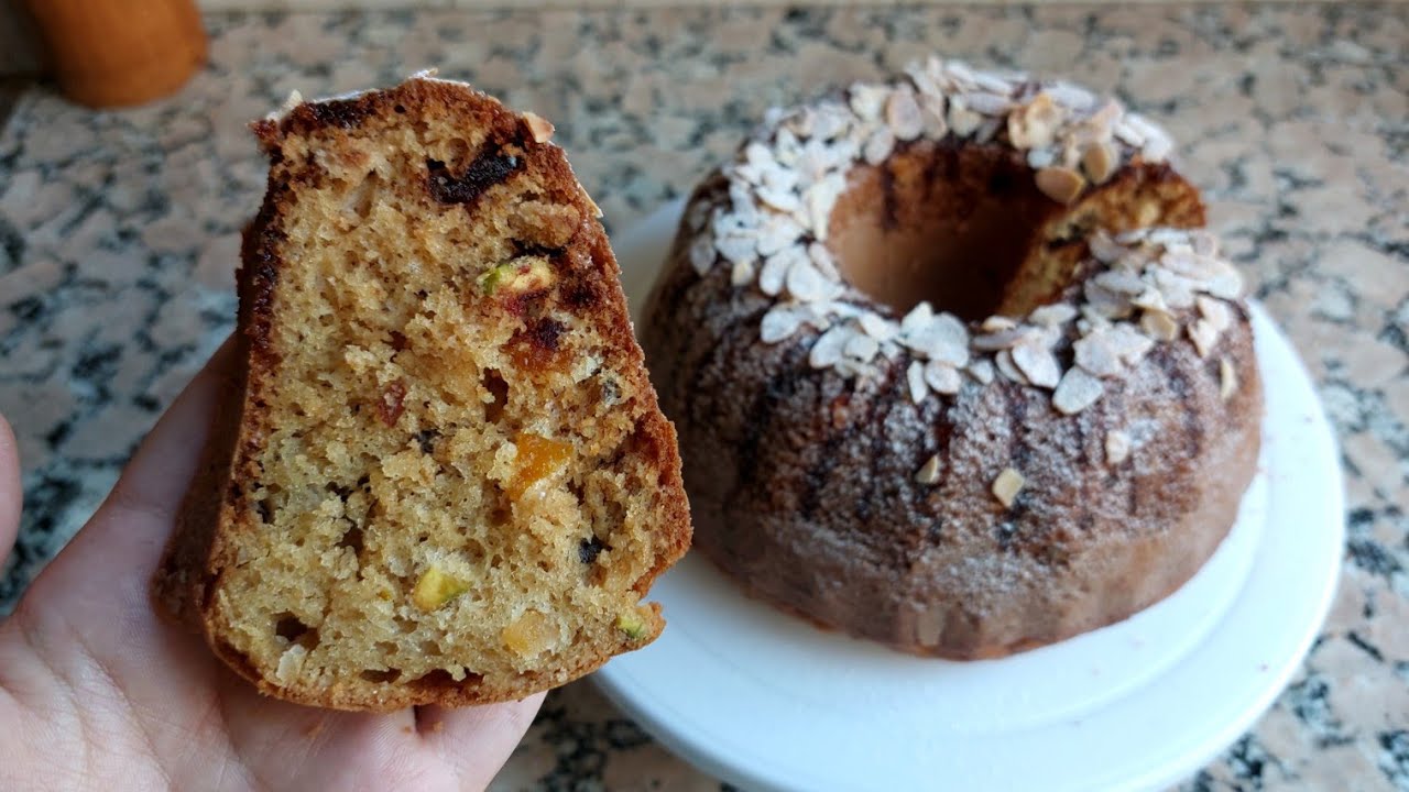 CAKE ENERGIE AUX FRUITS SECS كيك غني بالفيتامينات للصغار و الكبار YouTube