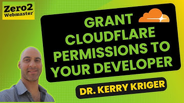 How to Grant DNS Settings Access to Your Developer in Cloudflare