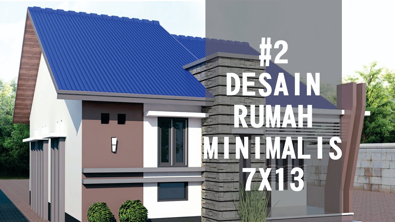 2 Desain Rumah Minimalis 7x13