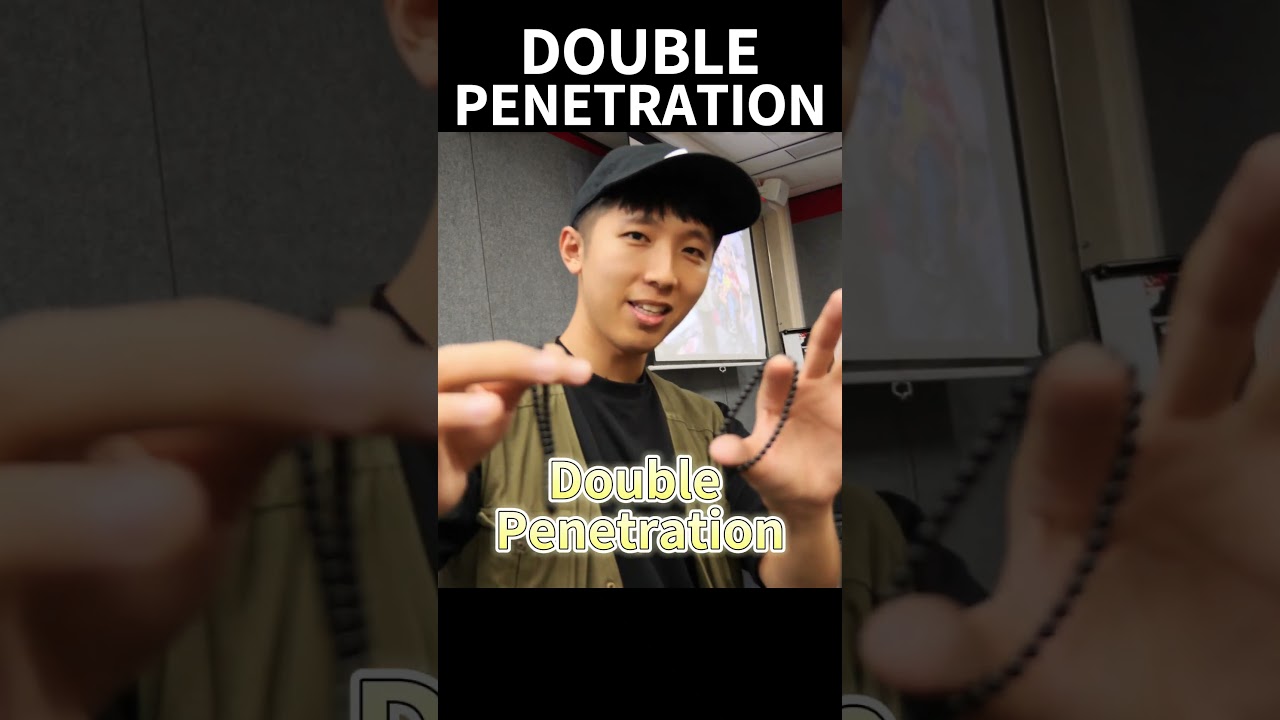 Don't blink! Let me show you "double penetration" 