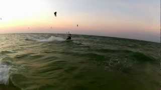 Kitesurf Directional board Roll Tack