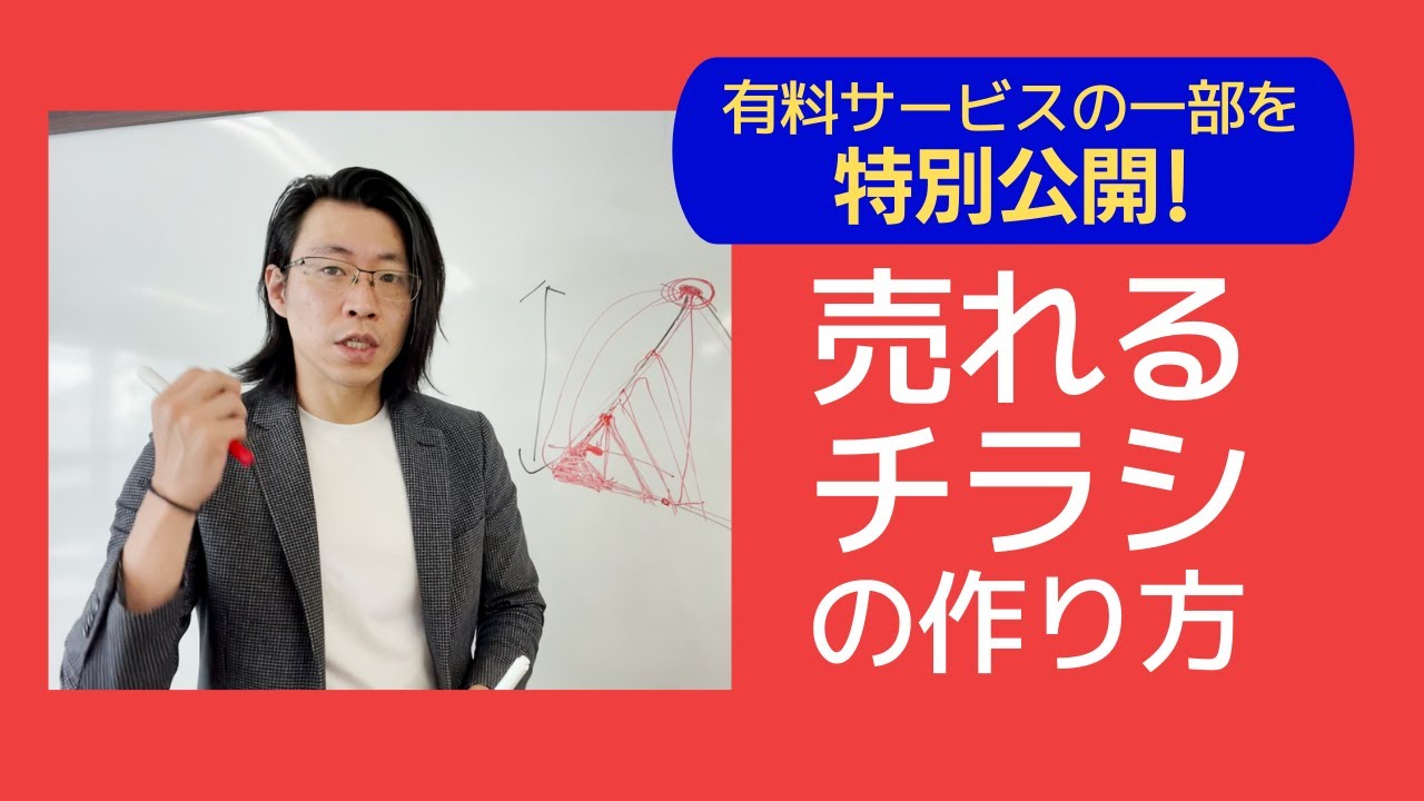 有料サービスで提供している「売れるチラシの作り方」を無料で特別公開します
