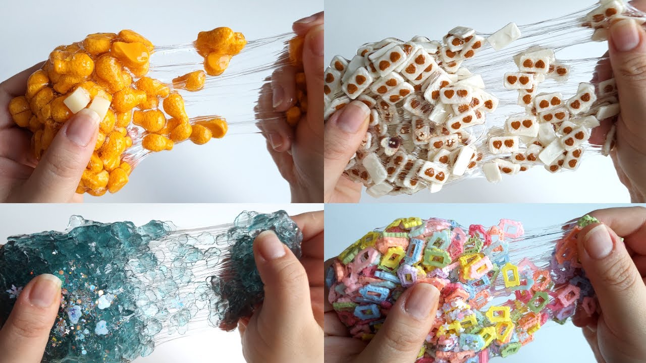 [4K] 잠들기전 최고의 선택 모모찌슬라임  7종리뷰 ASMR  📝