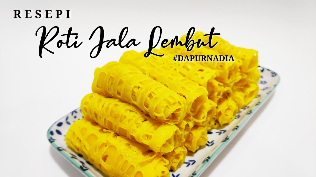 Tips Cara Masak Roti Jala Yang Lembut Sukatan Cawan How To Make Roti Jala Net Pancakes Youtube