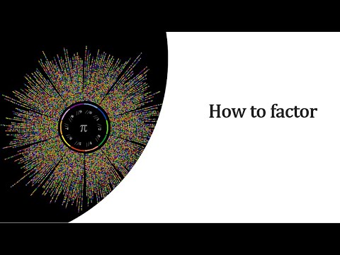 How to factor
