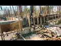 About site Work like steel fixing of columns, formwork of beams etc