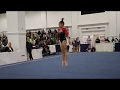 Thi nguyen 2nd place floor san diego classic 2020 wildfire gymnast level 8