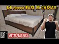 🛏 Cómo hacer una BASE DE CAMA con Metal y madera 🛏