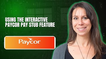 Using the Interactive Paycor Pay Stub feature