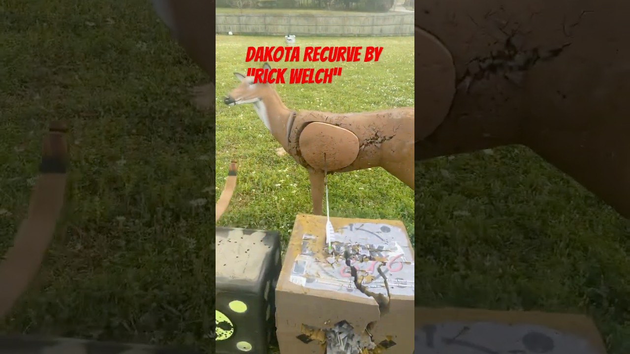 What An Amazing Bow!! Rick Welch Dakota Recurve!!