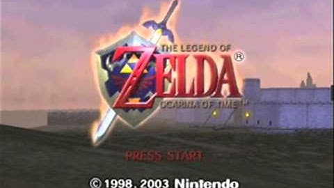 The Legend of ZELDA : Ocarina of time Intro (Gamecube)