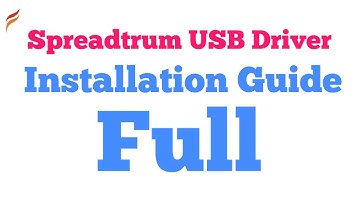 How to install Spreadtrum USB Driver correctly