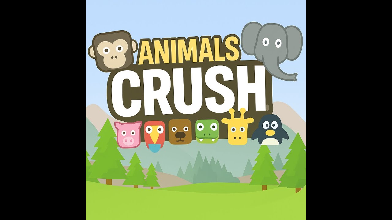 Play Animals Crash MATCH 3 - Free Match3 Game Online