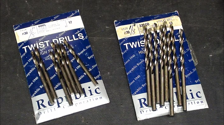 SHORT SUBJECT #9 Stubby Drill Bits tubalcain