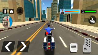 City Police Crimes Simulator - Police Bike Shooting Games Android Gameplay screenshot 2