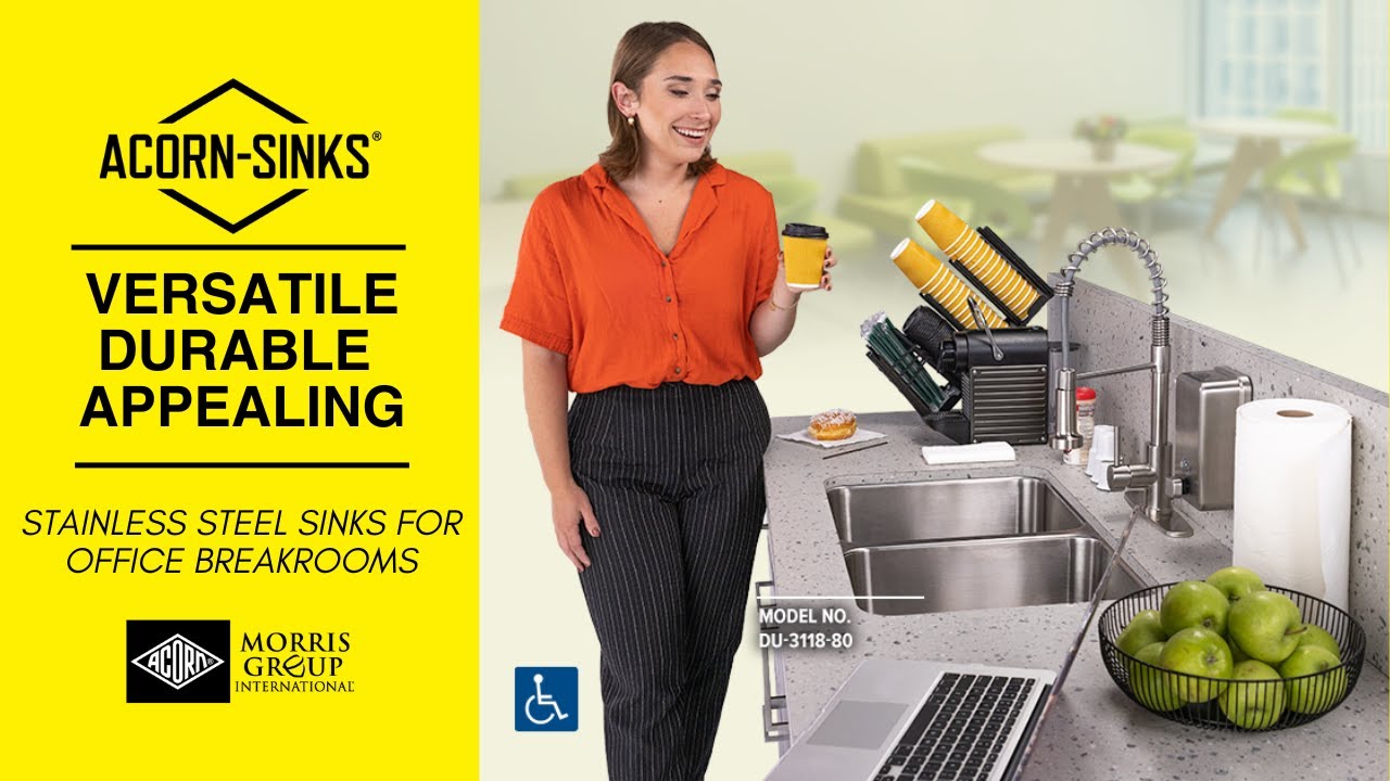 Acorn-Sinks® Stainless Steel Undermount Sink, Double Bowl 31