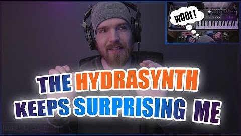 Hydrasynth - Ribbon Theremin and Arpeggiator Demo (They work at the same time!)