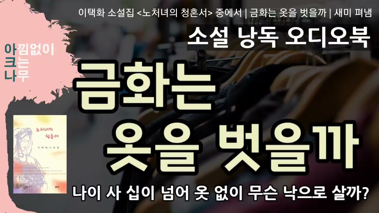 금화는 옷을 벗을까 | 그녀는 왜 옷에 집착할까? | 이택화 단편소설 | 책 읽어주는 여자 | 아크나의 오디오북 | 소설 낭독