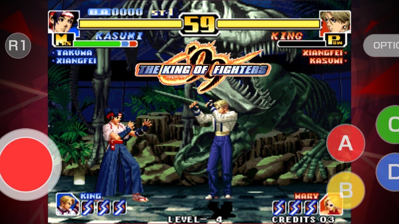 NOSTÁLGICO! KOF '99 ACA NEOGEO PARA ANDROID OFICIAL GAME GAMEPLAY - YouTube
