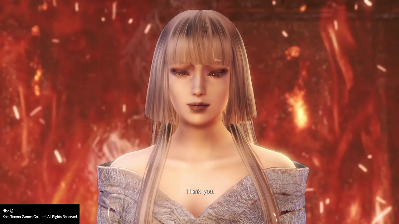 Nioh - How to Beat Yuki-Onna Boss Fight (with cutscene)