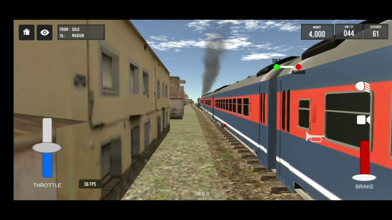 IDBS train simulator 