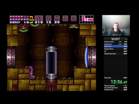 Super Metroid New Game+ Hack in 27:54