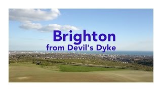 A Drones View of Brighton from Devil's Dyke