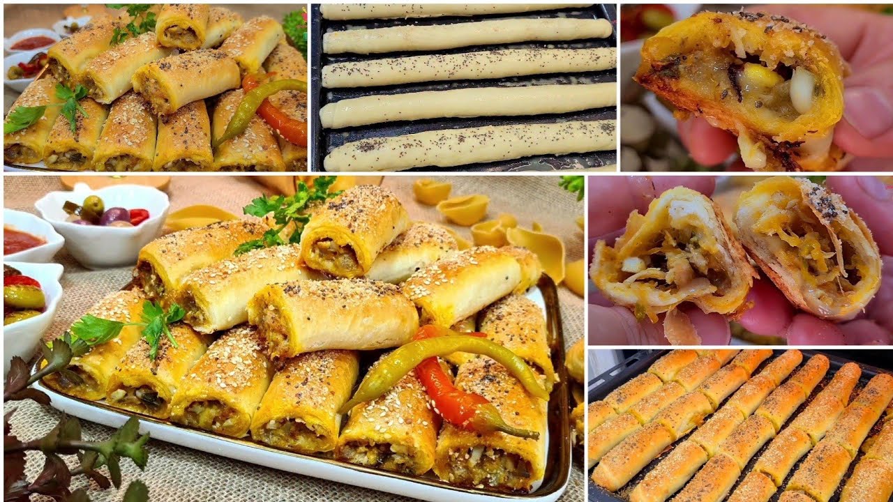 جبتلك وحد الوصفة هباااال‼️البننننة تهدر👌مملحات الميني بقات أو سيقار بحشو بنيييين وعجنية ساهلة مقطنة