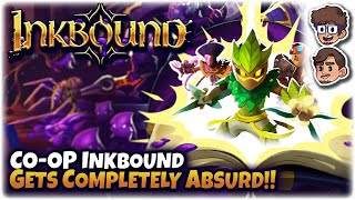 Co-op Gets ABSURD!! | Monster Train Devs' Turn-Based Roguelike | Inkbound Co-op ft. @RhapsodyPlays