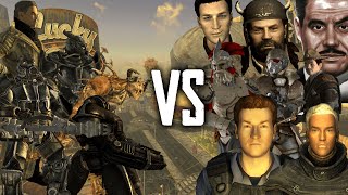 The Enclave Invasion of the Mojave Wasteland | Enclave vs ALL FACTIONS | Fallout NPC Battles