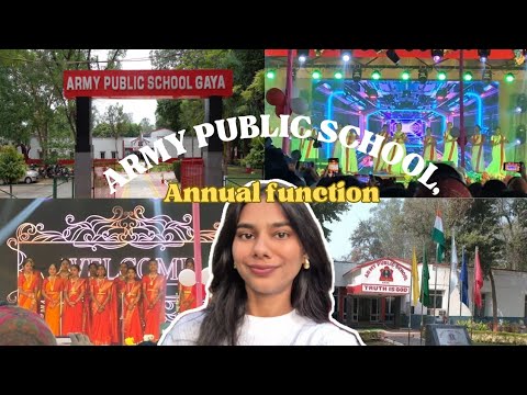 Army Public School Gaya Annual Function 2025 🎉 | Full Vlog - YouTube