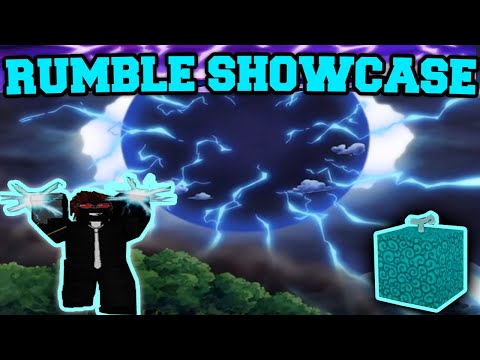 Rumble Rumble No Mi Showcase Blox Fruits ROBLOX 