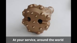 115mm  DHD340 water well dth drilling bits with 6*13 front buttons and 7*16 buttons
