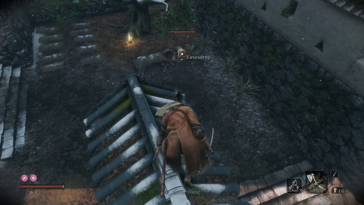 Sekiro Shadows Die Twice Ashina Fortress Eavesdrop On Guard "Kokage