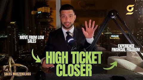 How to Become a High-Ticket Closer | Sales Masterclass Episode 3 | GLITTARZ TV 