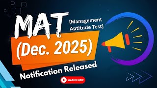 MAT 2025 (Dec) Notification is Here! Everything You Must Know Before You Register | TIME 4 MBA