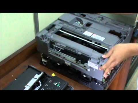 TUTORIAL MEMBONGKAR PRINTER BROTHER DCP J125 UNTUK MENG ...