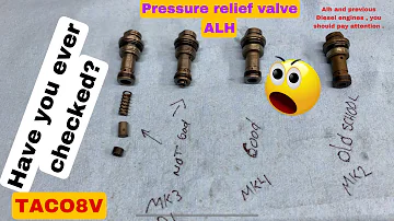 TDI & IDI Injection mechanical pump pressure relief valve problem