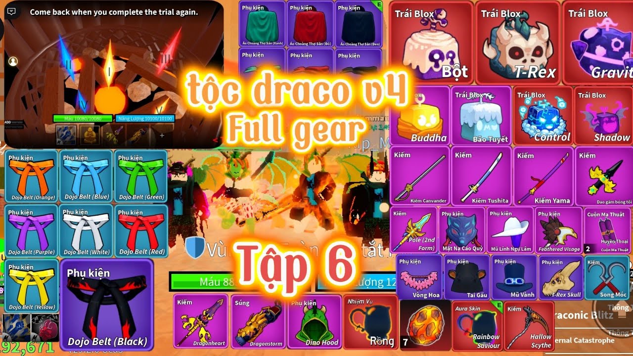 Hành trình lấy tất cả mọi thứ trong blox fruit l tập 6 🐉