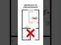 A Better Way to Style Your TV Wall #bedroom #floorplan