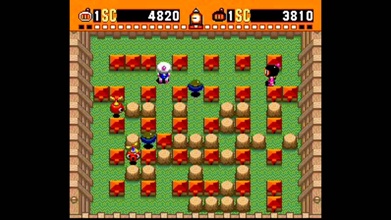 Super Bomberman Co-op With Crimsonflamekniller7 World 1 Douchebaggery