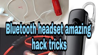Bluetooth Headset amazing hack tricks Bluetooth  hack Vivo Samsung redmi Bluetooth amazing hack