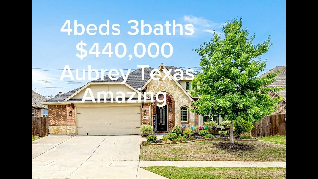 For Sale Aubrey Texas 440,000 great firsttimehomebuyer or investment