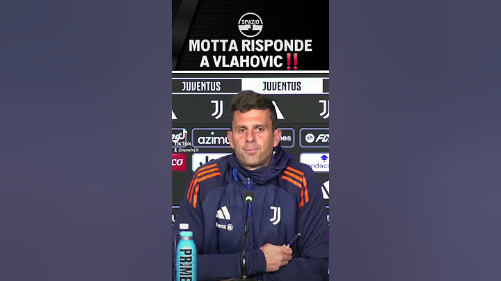 THIAGO MOTTA RISPONDE A VLAHOVIC‼️| Sentite le parole del tecnico della JUVENTUS 🗣