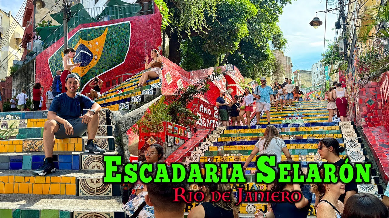 Must Visit Scenic Spot in Rio de Janeiro - ESCADARIA SELARÓN - YouTube