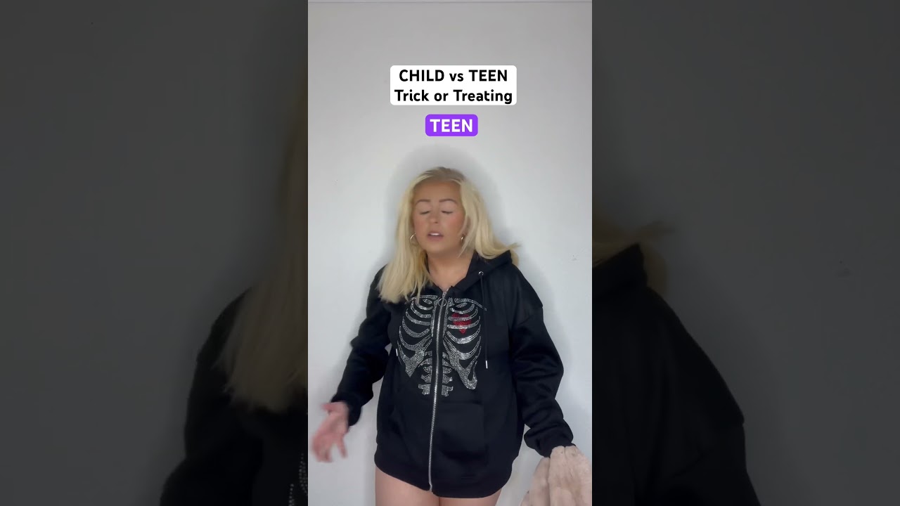 Дети против подростков выпрашивают сладости на Хэллоуин🤣 