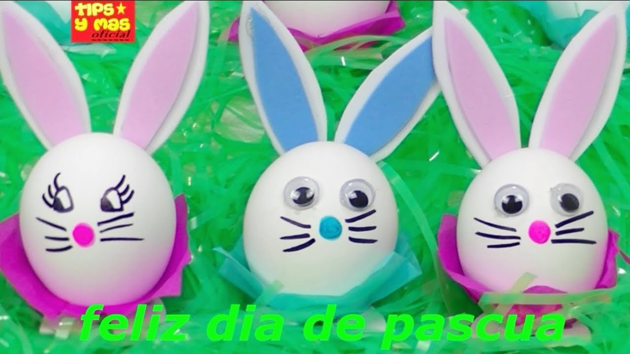 DECORA HUEVOS PARA PASCUA!❤como decorar huevos pascua