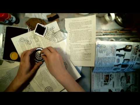 Colagem Meandro Tutorial Livro
