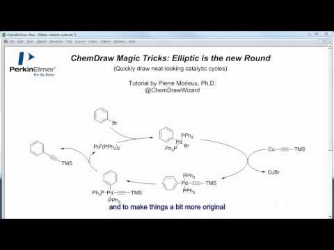 ChemDraw Magic Tricks: Quick Catalytic Cycles - Elliptic is the New Round